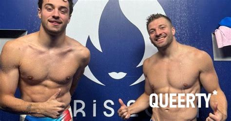 French male divers go viral with thirsty “welcome to Paris” shower ...